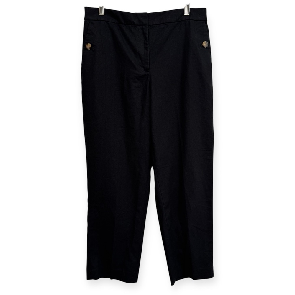 J. Crew Factory Linen Cotton Blend Sailor Pants - Picture 1 of 11